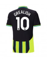 Moške Nogometnih dresov Manchester City Jack Grealish #10 Gostujoči 2024-25 Kratki rokavi